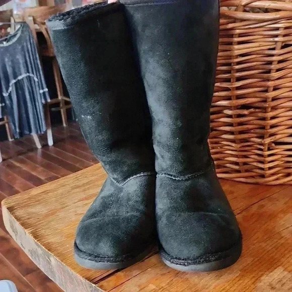 Ugg Classic Tall bmBoot Black size 5 - Picture 2 of 15